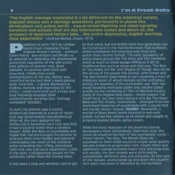 3CD/Coffret Various: I'm A Freak, Baby... A Journey Through The British Heavy Psych And Hard Rock Underground Scene 1968-72
