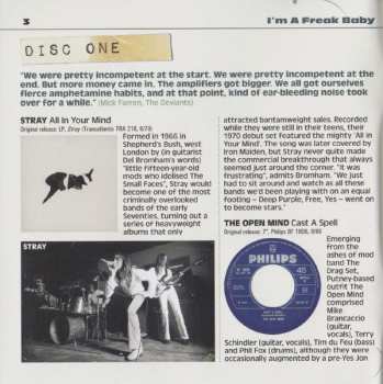 3CD/Coffret Various: I'm A Freak, Baby... A Journey Through The British Heavy Psych And Hard Rock Underground Scene 1968-72