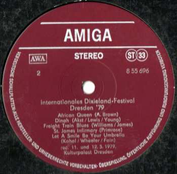LP Various: Internationales Dixieland Festival Dresden '79