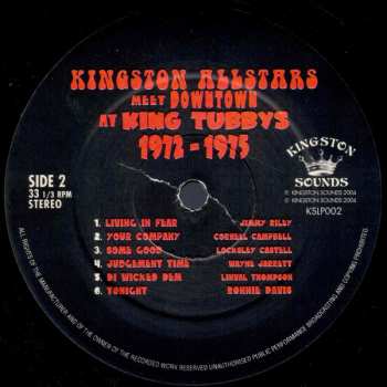 LP Various: Kingston Allstars Meet Downtown At King Tubby's 1972-1975