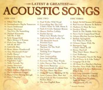 3CD/Coffret Various: Latest & Greatest Acoustic Songs