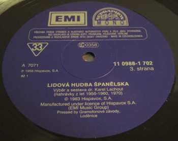 2LP Various: Lidová Hudba Španělska