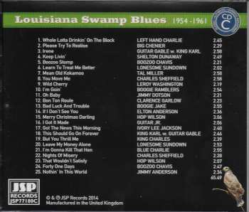 4CD Various: Louisiana Swamp Blues