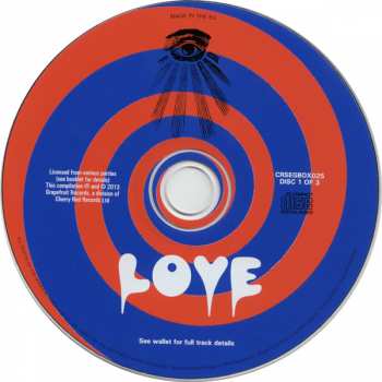 3CD/Coffret Various: Love, Poetry And Revolution (A Journey Through The British Psychedelic And Underground Scenes 1966-72)