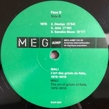 LP Various: Mali, The Art Of Griots Of Kela, 1978-2019