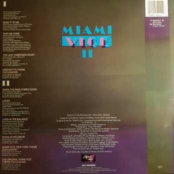 LP Various: Miami Vice II (New Music From The Television Series, "Miami Vice" Starring Don Johnson And Philip Michael Thomas)