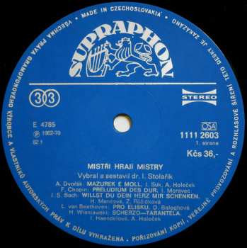 LP Various: Mistři Hrají Mistry