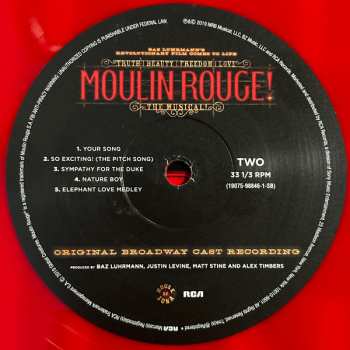 2LP Various: Moulin Rouge! The Musical (Original Broadway Cast Recording) CLR