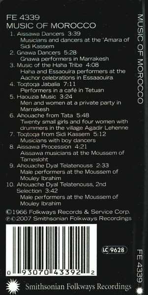 CD Various: Music Of Morocco