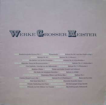 12LP/Coffret Various: Werke Großer Meister LTD