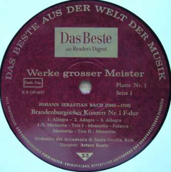 12LP/Coffret Various: Werke Großer Meister LTD