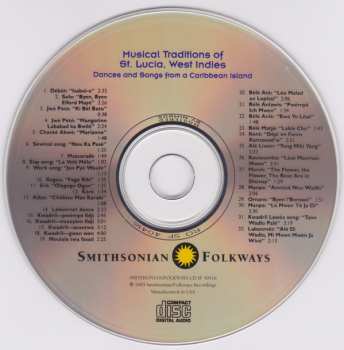 CD Various: Musical Traditions Of St. Lucia, West Indies