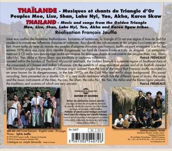 2CD Various: Thaïlande (Musiques Et Chants Du Triangle D'Or : Peuples Meo, Lisu, Shan, Lahu Nyi, Yao, Akha, Karen Skaw)