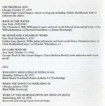 2CD Various: Negro Spirituals & Gospel Songs