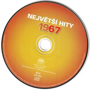 5CD/Coffret Various: Největší České Hity 1965 • 1966 • 1967 • 1968 • 1969