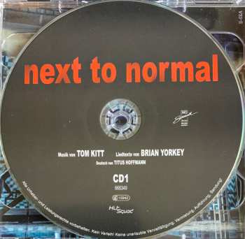 2CD Various: Next To Normal (Deutche Originalaufnahme Live)