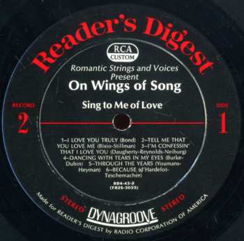 6LP/Coffret Various: On Wings Of Song (6xLP+BOX)