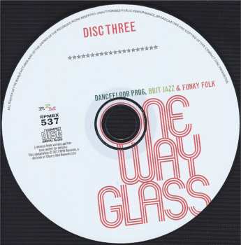 3CD/Coffret Various: One Way Glass (Dancefloor Prog, Brit Jazz & Funky Folk 1968-1975)