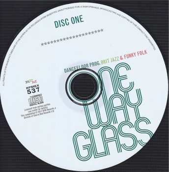 3CD/Coffret Various: One Way Glass (Dancefloor Prog, Brit Jazz & Funky Folk 1968-1975)