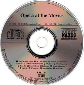CD Various: Opera At The Movies