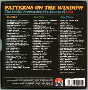 3CD/Coffret Various: Patterns On The Window (The British Progressive Pop Sounds Of 1974)