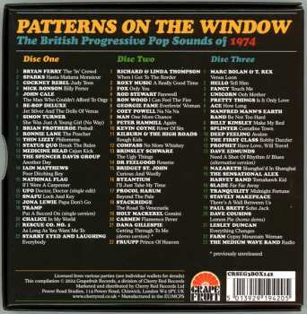3CD/Coffret Various: Patterns On The Window (The British Progressive Pop Sounds Of 1974)