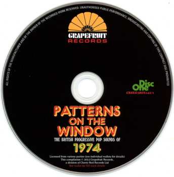 3CD/Coffret Various: Patterns On The Window (The British Progressive Pop Sounds Of 1974)