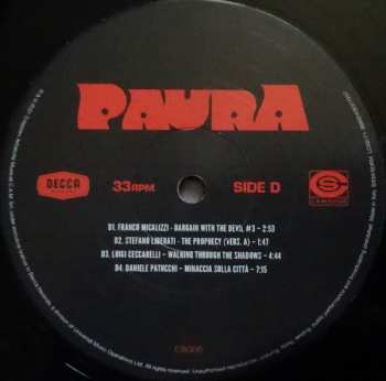 2LP Various: Paura (A Collection Of Italian Horror Sounds From The Cam Sugar Archive)