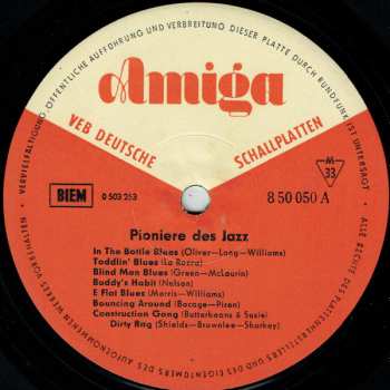 LP Various: Pioniere Des Jazz