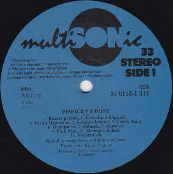 LP Various: Písničky Z Rosy