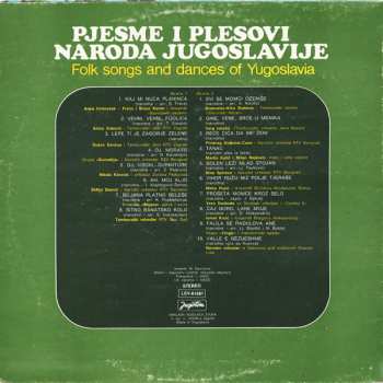 LP Various: Pjesme I Plesovi Naroda Jugoslavije - Folk Songs And Dances Of Yugoslavia