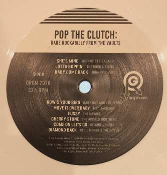 LP Various: Pop The Clutch: Rare Rockabilly From The Vaults CLR | LTD