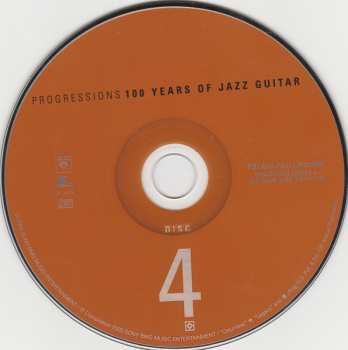 4CD/Coffret Various: Progressions: 100 Years Of Jazz Guitar