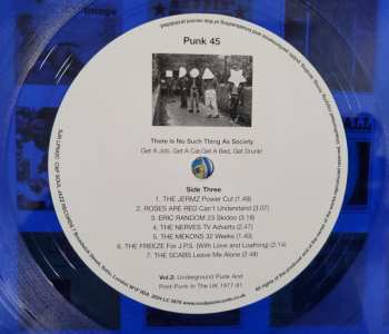 2LP Various: Punk 45: There Is No Such Thing As Society - Get A Job, Get A Car, Get A Bed, Get Drunk! - Vol. 2: Underground Punk And Post-Punk In The UK 1977-81 CLR
