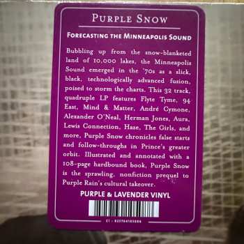 4LP/Coffret Various: Purple Snow: Forecasting The Minneapolis Sound CLR