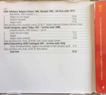 12CD/Coffret Various: Queen Elisabeth Competition 1951-2001