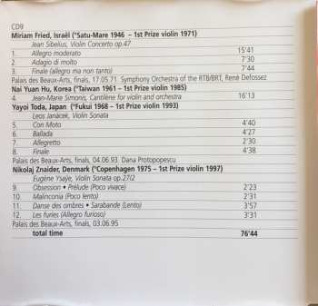 12CD/Coffret Various: Queen Elisabeth Competition 1951-2001