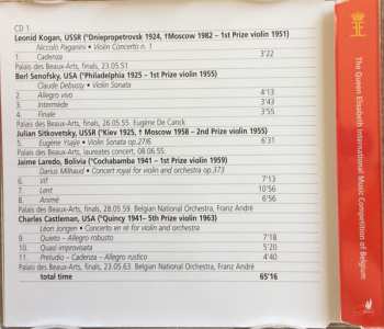 12CD/Coffret Various: Queen Elisabeth Competition 1951-2001