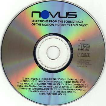 CD Various: Radio Days (Selections From The Original Soundtrack Of The Motion Picture)