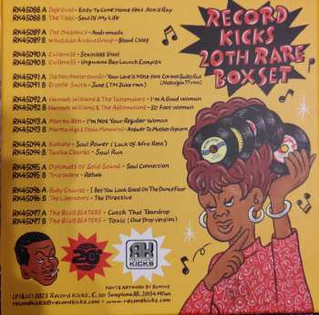 10SP/Coffret Various: Record Kicks 20th Rare Box Set LTD