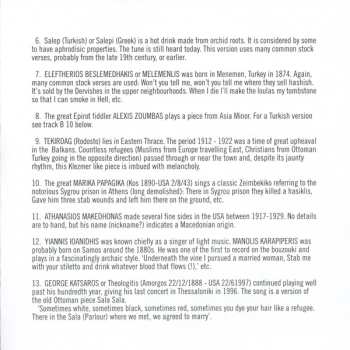 4CD Various: Rembetika 2 (More Of The Secret History Of Greece's Undeground Music)