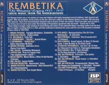 4CD/Coffret Various: Rembetika (Greek Music From The Underground)