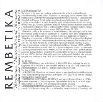 4CD/Coffret Various: Rembetika (Greek Music From The Underground)