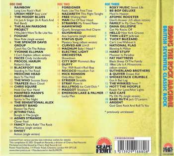 3CD/Coffret Various: Riding The Rock Machine: British Seventies Classic Rock