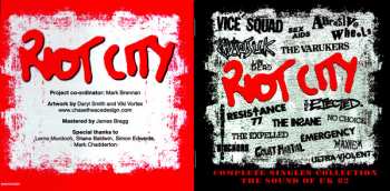 4CD Various: Riot City – Complete Singles Collection – The Sound Of UK 82