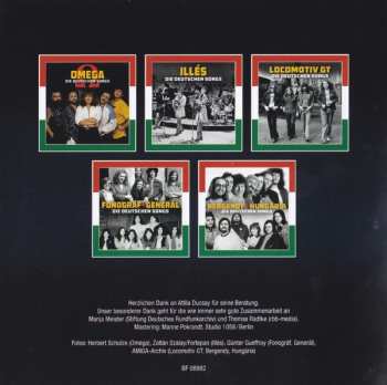 5CD/Coffret Various: Rock Aus Ungarn - Die Deutschen Songs