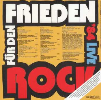 4CD/DVD/Coffret Various: Rock Für Den Frieden