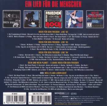 4CD/DVD/Coffret Various: Rock Für Den Frieden