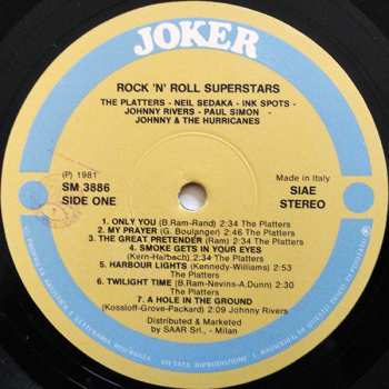 4LP/Coffret Various: Rock 'N' Roll Superstars