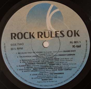 3LP Various: Rock Rules OK (3xLP)